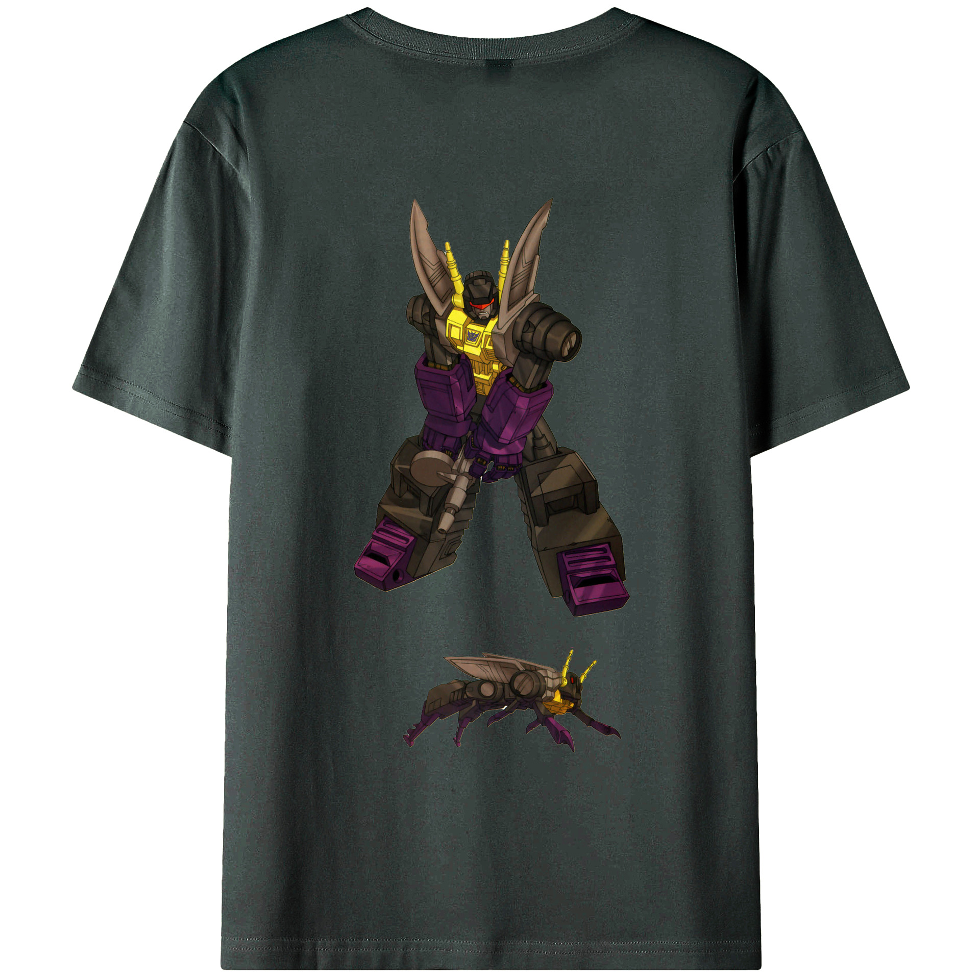 （画像用）  綿100％ メンズ半袖Tシャツ（バックプリント） 通気性